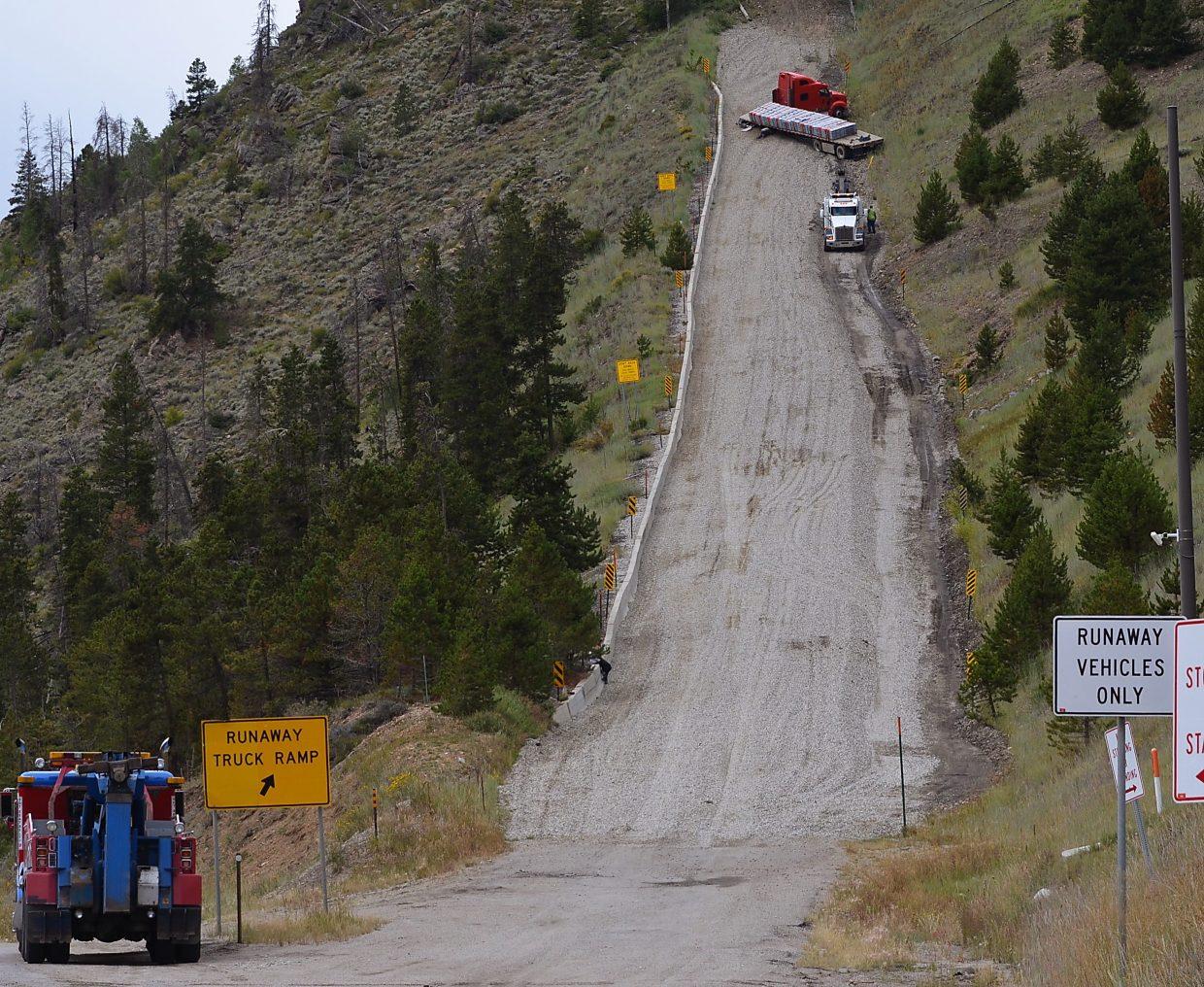 Runaway truck ramp example