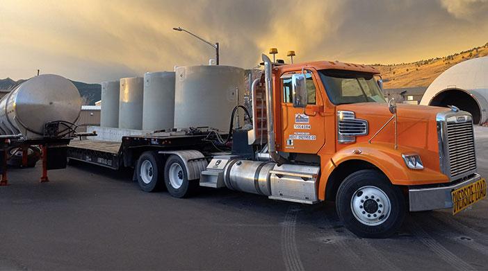 CDOT freight truck